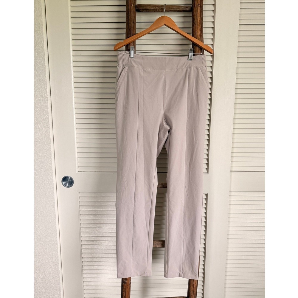 Columbia PFG Pants Medium Tan Straight Leg Elastic Waist Outdoor Casual
